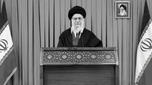 Ali Khamenei delivering a pre-recorded Basij Day message amid heightened security restrictions — November 27, 2025