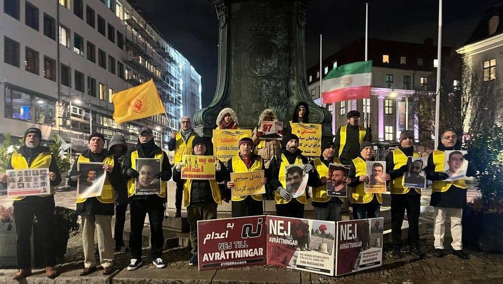 Gothenburg Rally in Solidarity with the 97th Week of Iran’s ‘No to Execution Tuesdays’ Campaign