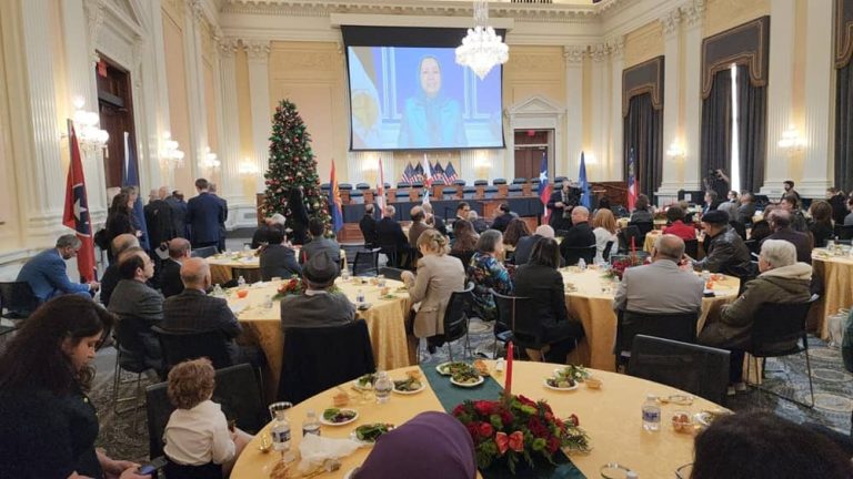 NCRI President-elect Mrs. Maryam Rajavi addresses US House Briefing on December 16, 2025