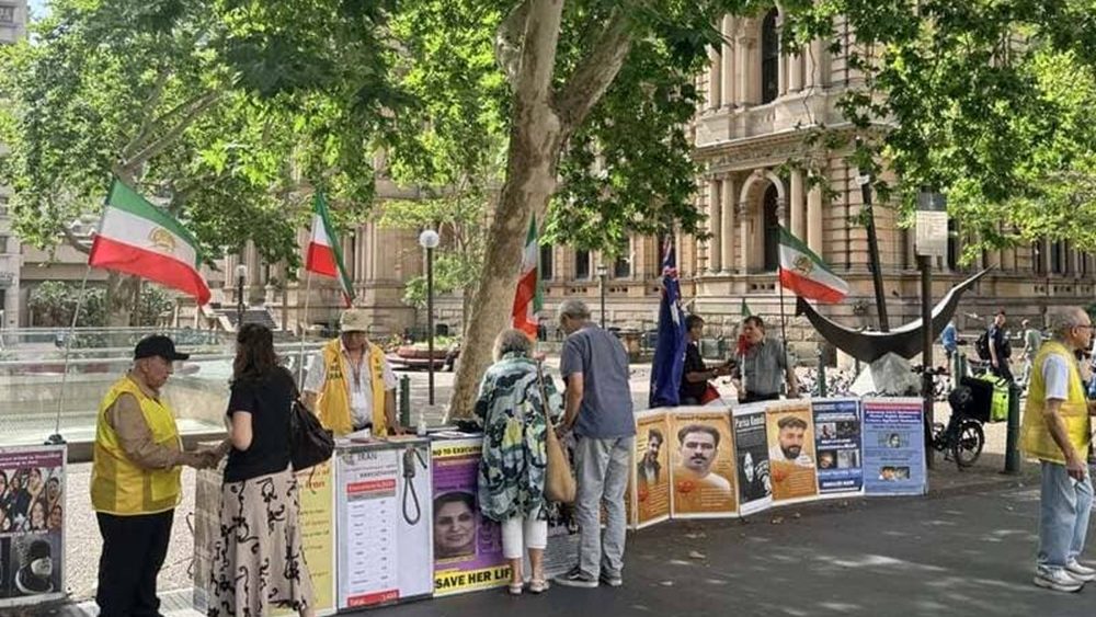 Iranians Hold Exhibition in Sydney Demanding an End to Executions and the Release of Political Prisoners