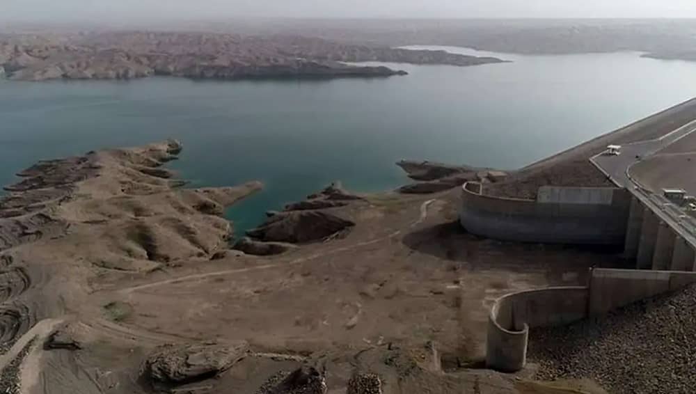 Reservoir levels at the Karkheh Dam dropped so sharply that its power plant was taken offline — Khuzestan, December 2025
