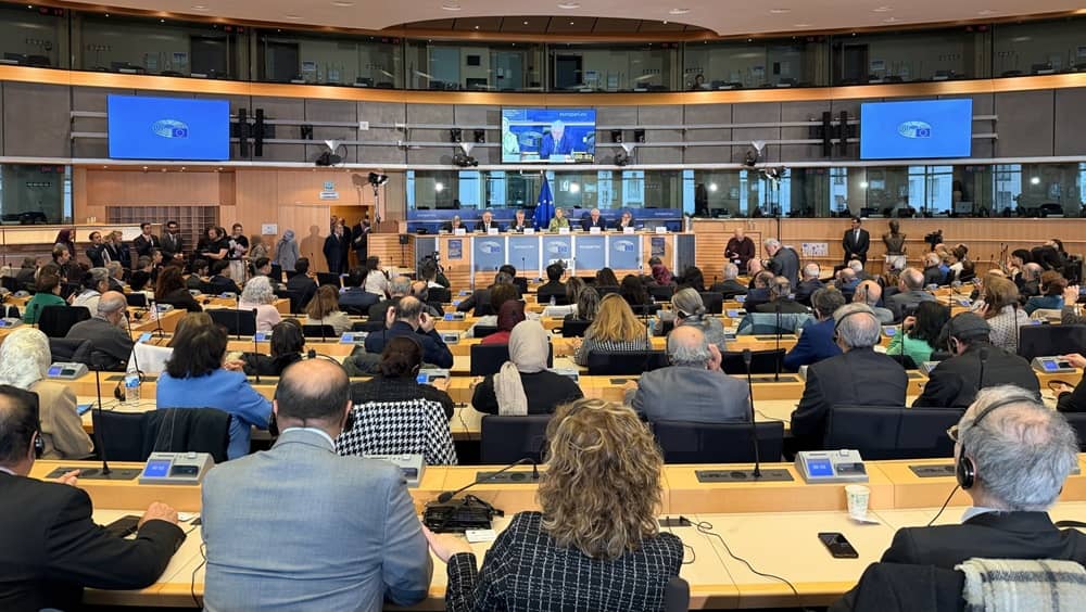 NCRI President-elect Mayram Rajavi addresses the EU Parliament on December 10, 2025