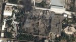 Smoke rises from Supreme Leader Khamenei’s compound in Tehran on February 28, 2026, following coordinated military strikes