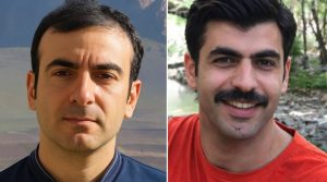 Executed PMOI members Babak Alipour (right) and Pouya Ghobadi (left)