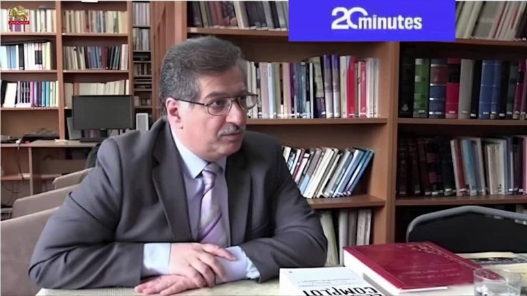 NCRI FAC member Afchin Alavin in an interview with 20 Minutes