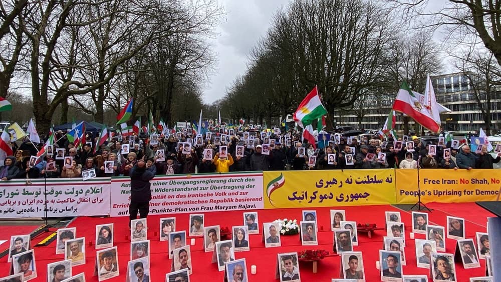 Supporters of the NCRI as well as other political and ethnic groups held a major rally in Hamburg, Germany, on March 14, 2026