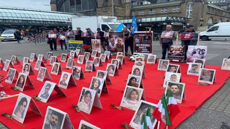 May 5, 2026: NCRI supporters in Hamburg, Germany, held a rally and photo exhibition to protest the execution of political prisoners in Iran