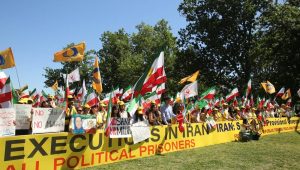Thousands of Iranians gathered in Washington, D.C., to protest the recent wave of executions in Iran and call for a free, democratic and secular republic