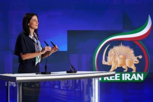 Italian Parliamentarian Mrs. Naike Gruppioni addresses the 2026 Free Iran World Summit on June 20, 2026