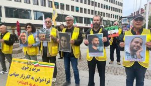Supporters of the NCRI in Gothenburg, Sweden, held a rally to mark the 123rd consecutive week of the “No to Execution Tuesdays” campaign—June 2, 2026