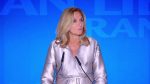 Belgian Parliamentarian Kathleen Depoorter addresses the second day of the Free Iran 2026 World Summit on June 21, 2026