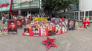 On July 24, 2026, NCRI supporters in Hamburg, Germany, held a rally and photo exhibition honoring members of the organization and protesters killed during Iran’s January uprising