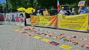 Malmö, Sweden – July 11, 2026: Supporters of the NCRI held a rally to protest the executions of political prisoners in Iran