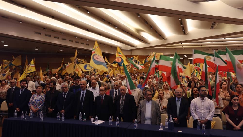 July 16, 2026—Thousands of Iranians and supporters gathered in Rome, Italy, to support a democratic republic in Iran