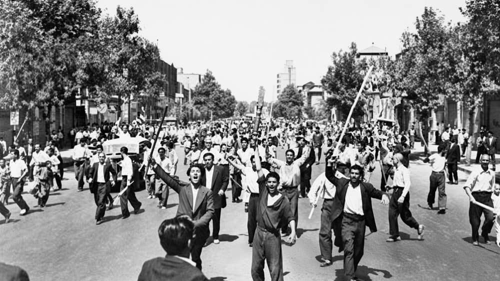 Paid street mobs hired by the CIA and MI6 to back the 1953 coup d’état forces and help oust Iranian Prime Minister Dr. Mohammad Mosaddegh