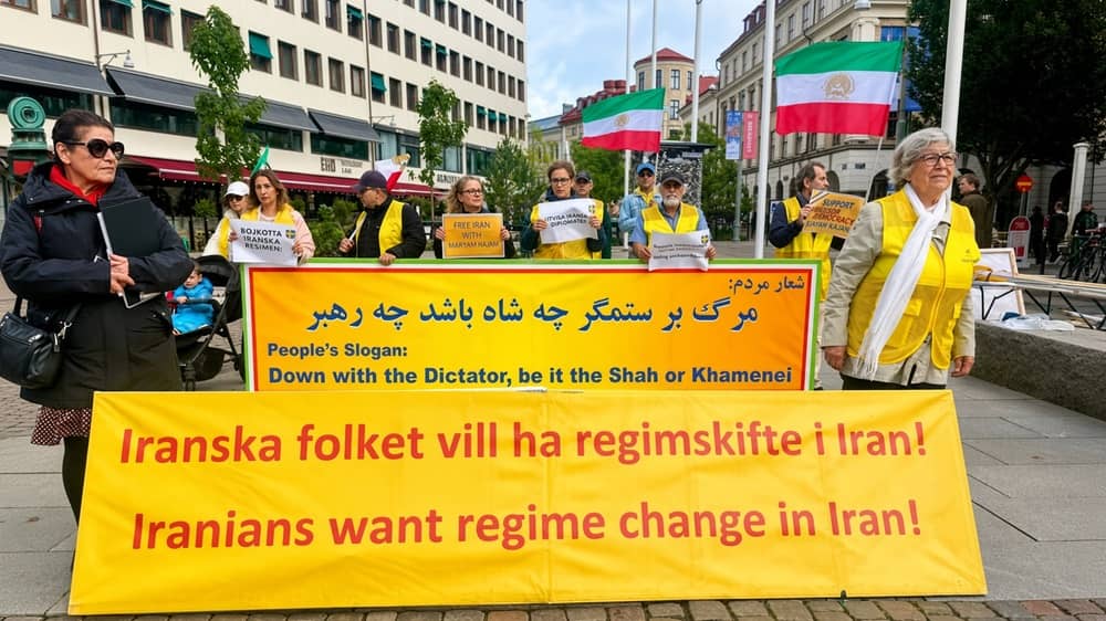 On September 19, 2026, NCRI held a rally in Gothenburg, Sweden, to mark the fourth anniversary of Iran’s nationwide uprising of September 2022
