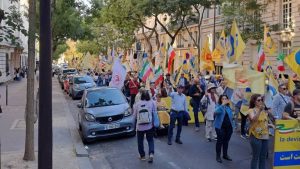 On September 12, 2026, supporters of the Iranian Resistance and members of the Iranian community gathered in Paris, France, to commemorate the 2022 nationwide uprising in Iran