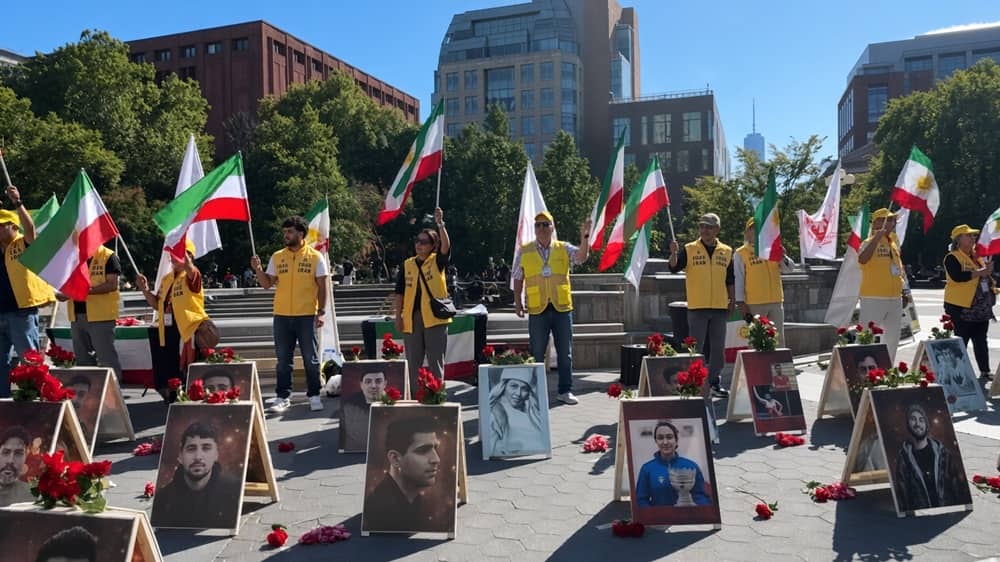 OIAC volunteers mobilize supporters for two days of gatherings near the United Nations, calling for an end to political executions and a democratic, secular republic in Iran— September 2026