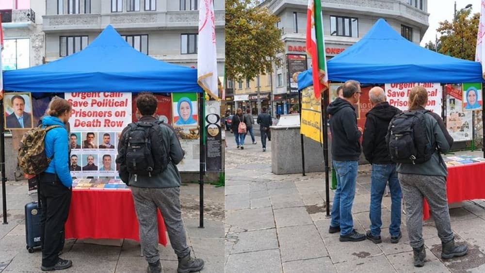 October 24, 2026 – Supporters of the NCRI organized a photo exhibition in Bucharest, Romania, to draw attention to human rights violations in Iran