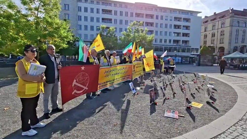 On October 3, 2026, NCRI supporters in Malmö, Sweden, held a rally and photo exhibition to condemn the Iranian regime’s execution of protesters arrested during the January uprising