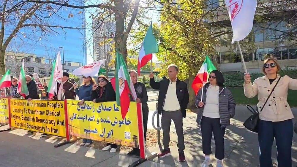 On October 24, 2026, NCRI supporters held a rally in Toronto calling for an end to executions in Iran