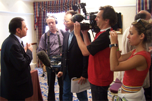 Hossein Abedini at London press confernedce Hossein Abedini at London press confernedce