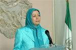 Maryam Rajavi, President-elect, National Council of Resistance of Iran Maryam Rajavi, President-elect, National Council of Resistance of Iran
