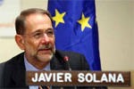 European Union's foreign policy chief Javier Solana European Union's foreign policy chief Javier Solana