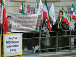 Supporters of Iranian Resistance demonstrate in London Supporters of Iranian Resistance demonstrate in London