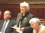 From left: Lord Fraser, Baroness Harris and Baroness Gould From left: Lord Fraser, Baroness Harris and Baroness Gould