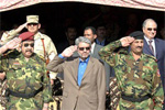 Iraqi Interior Minister standing in the middle Iraqi Interior Minister standing in the middle