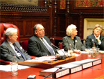 From left: Lord Archer, Lord Franser, Baroness Harris, Clair Miskin From left: Lord Archer, Lord Franser, Baroness Harris, Clair Miskin