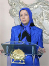 Mrs. Maryam Rajavi, President-elect of the National Council of Resistance of Iran Mrs. Maryam Rajavi, President-elect of the National Council of Resistance of Iran