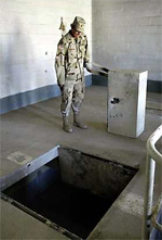 Archive photo - discovery of a torture center Archive photo - discovery of a torture center