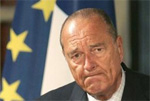 chirc-nuclear Chirac due in Egypt, says Iran with atomic weapons is