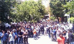 Students-Tehran-demo Iran: Anti-government students' protest at Tehran University