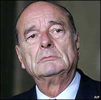Chirac for 'imposing' UN Security Council decisions on Iran Chirac for 'imposing' UN Security Council decisions on Iran