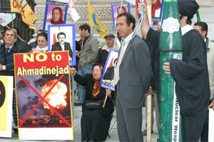 ANTI-IRAN GROUP DEMAND SANCTIONS AGAINST REGIME ANTI-IRAN GROUP DEMAND SANCTIONS AGAINST REGIME