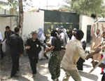 Basra-embassyfire Crowd attacks Iranian consulate in Iraq's Basra