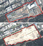 Nuclear research complex at Lavizan, a military base on the outskirts of Teheran razed to the ground before the inspectors arrived Nuclear research complex at Lavizan, a military base on the outskirts of Teheran razed to the ground before the inspectors arrived