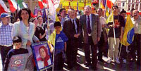 Northampton-demo British MP backs regime change in Iran