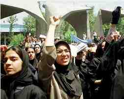Iran: Tehran University Students Clash With The State Security forces