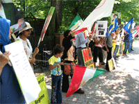 Berlin-demo-21July Support for Iranian Mojahedin in Berlin rally