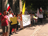 Trondheim-July21 Trondheim rally called for reaffirmation of Iranian Mojahedin political status in Iraq