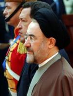 Venezuelan-iran-Hugo-Chavez Venezuelan President Hugo Chavez Khatami