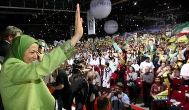 rajavi-7-Le-Bourget Iranian exiles hold anti-nuclear rally in France