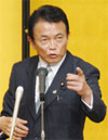 Japan-Taro-Aso Japanese Foreign minister Taro Aso