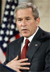 Bush: Iran must stop support for armed groups Bush: Iran must stop support for armed groups