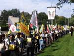 Geneva : Demonstration in support of Iranian opposition in Iraq Geneva : Demonstration in support of Iranian opposition in Iraq