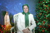 iran-rajavi-christmas400 Rajavi sends greetings to all Christians on the occasion of Christmas and the advent of New Year